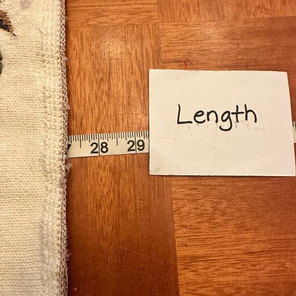 Vintage Plus size sweater 90s Carly St. Clair cross-stitch florals pastel 2X - Picture 4 of 8